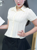 Áo xô thêu viền ren