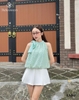 Áo yếm tùng bí tơ ô nơ cổ LAD2 độc đáo, quyến rũ