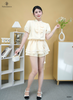 Set đầm bèo ren dây hoa