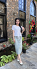 Áo đũi tơ tay phồng thắt nơ