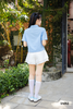 Áo sơ mi crop xốp ô nút hoa IAD2 xinh xắn