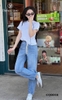 Quần jean baggy lưng chun CQD018 năng động