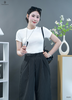 Quần sọc chỉ ống chéo