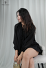 Set áo tơ dây hoa, quần váy xòe