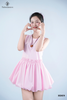 Set đầm babydoll tùng bí kèm scrun