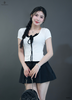 Áo rip bèo buộc nơ