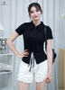 Áo thun cổ polo khóa 2 chiều