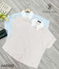 Áo kate lụa phối cổ trắng HAD010
