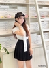 Áo kiểu borip buộc vạt SZAD012