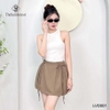 Chân váy A li xòe dây nơ LVD001 cuốn hút