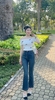 Quần jean loe lửng trơn CQD003