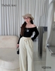 Quần suông gân lưng thun YAD016
