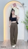 Quần tây suông lửng cạp liền YQD015