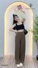 Quần tây suông lửng cạp liền YQD015