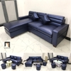 bộ ghế sofa góc L da PU