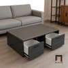 bàn sofa mặt đá xám 1m