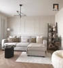 bộ ghế sofa góc L vải nỉ bố