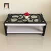bàn sofa chữ nhật mặt kính