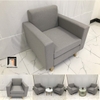 ghế sofa đơn giá rẻ màu xám trắng