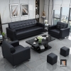 bộ ghế sofa phòng khách da giả
