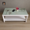 E4 Bàn trà cho sảnh chờ shop tiệm BTPK59 Bascom 1m mặt kính xinh