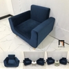 ghế sofa đơn nhỏ gọn xanh đậm