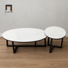 cặp bàn sofa phòng khách mặt đá