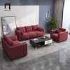 set ghế sofa văn phòng đỏ đô