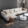 L2 Bộ ghế sofa góc sang trọng GT28 Bamo 2m3 x 1m6 xám trắng