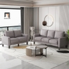set ghế sofa phòng khách màu xám ghi