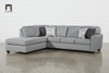 bộ ghế sofa góc L xám đậm