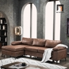 set ghế sofa góc L da công nghiệp