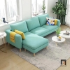 sofa góc xanh ngọc