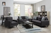 bộ ghế sofa gia đình xám đậm