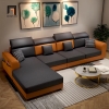 bộ ghế sofa góc L sang trọng
