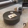 S3 Cặp bàn sofa tròn phòng khách BSF70 Owenyo chung cư hiện đại