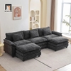 set ghế sofa chữ U vải nỉ