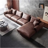 ghế sofa góc phòng khách sang trọng da Pu