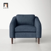 ghế sofa đơnc ông sở xanh đậm