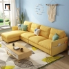 sofa góc 2m9 x 1m6 màu vàng chanh