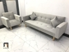 set ghế sofa xám tro vải nhung
