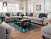bộ ghế sofa xám trắng