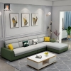 ghế sofa góc L da giả Pu