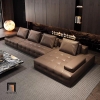 sofa góc L phòng khách sang trọng