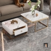 cặp bàn sofa mặt đá