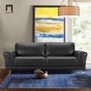 ghế sofa băng hiện đại da giả
