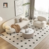 bộ ghế sofa vải nỉ trắng kem