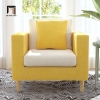 ghế sofa đơn vải nỉ xinh xắn