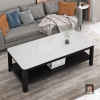 D3 Bàn sofa mặt đá ceramic đẹp BSF12 Cofinn chữ nhật 1m x 50