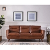 ghế sofa băng 3 nệm ngồi da Pu